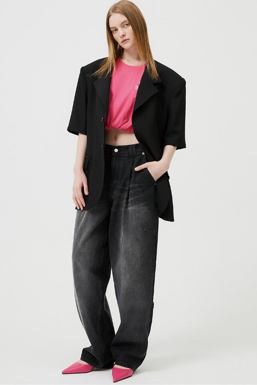 イーエスシースタジオ(ESC STUDIO)  childish fascination t-shirt (pink)