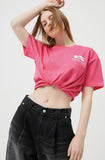 イーエスシースタジオ(ESC STUDIO)  childish fascination t-shirt (pink)