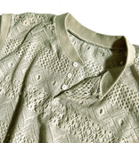 SSY(エスエスワイ) crochet rib vest beige