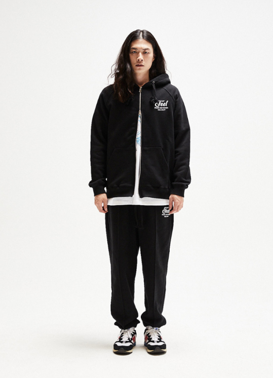 FEEL ENUFF (フィールイナフ) PnV 2-Way Zip-up / Black