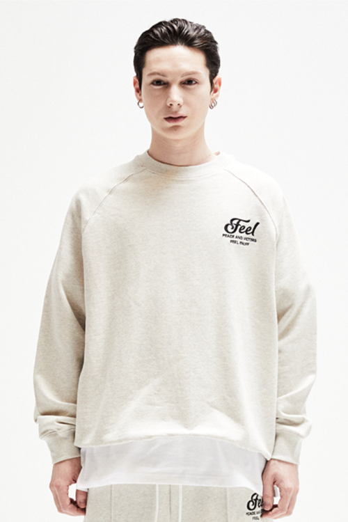 FEEL ENUFF (フィールイナフ) PnV Crewneck / Oatmeal Gray