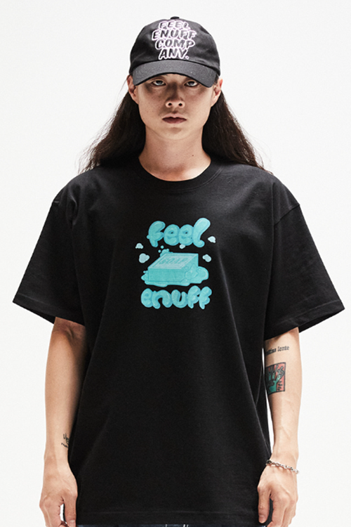 FEEL ENUFF (フィールイナフ) Soap Tee / Black