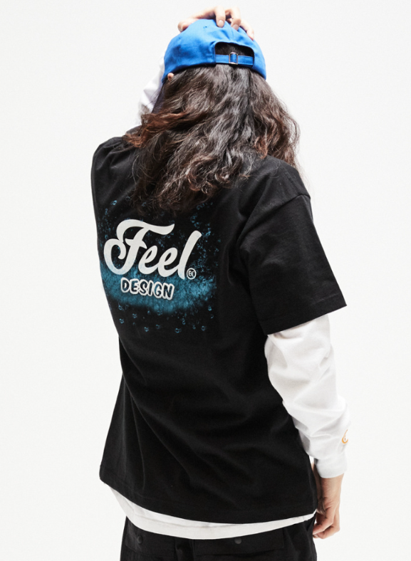 FEEL ENUFF (フィールイナフ) Water Drop Tee / Black