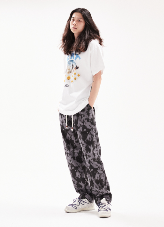 FEEL ENUFF (フィールイナフ) Tie Dye Rope Pants / Black