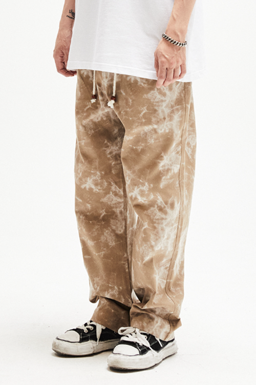 FEEL ENUFF (フィールイナフ) Tie Dye Rope Pants / Brown
