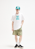 FEEL ENUFF (フィールイナフ) Nylon Logo Shorts / Khaki