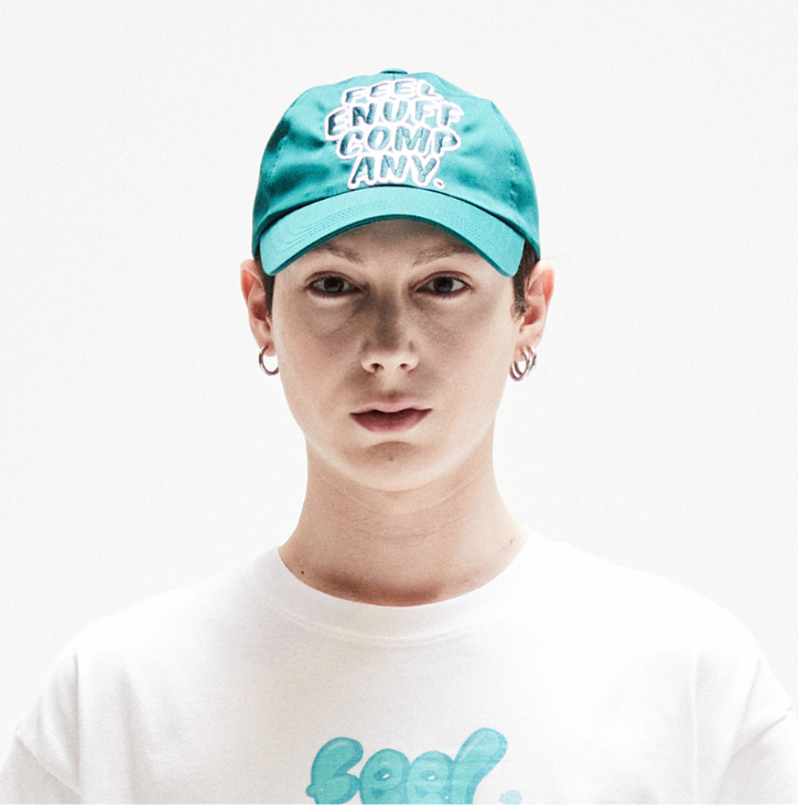 FEEL ENUFF (フィールイナフ) Big Logo Baseball Cap / Green