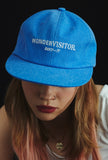 ワンダービジター(WONDER VISITOR)   Logo washing ball-cap [Blue]