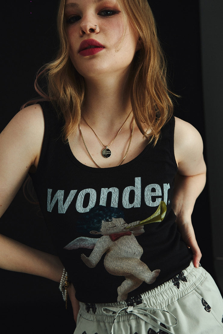 ワンダービジター(WONDER VISITOR)  Punk Angel Scoop Sleeveless [Black]