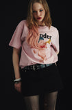 ワンダービジター(WONDER VISITOR)  Punk Angel overfit T-Shirt [Pink]