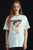 ワンダービジター(WONDER VISITOR) Punk Angel overfit T-Shirt [White]