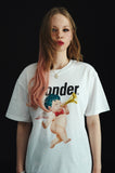 ワンダービジター(WONDER VISITOR) Punk Angel overfit T-Shirt [White]
