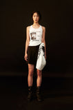 nache(ナチェ) MONO POSTER SLEEVELESS - WHITE