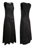 nache(ナチェ) SOLID MAXI DRESS - BLACK