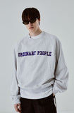 ORDINARY PEOPLE(オーディナリーピープル) ORDINARY PEOPLE BIG LOGO MELANGE SWEATSHIRTS