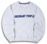 ORDINARY PEOPLE(オーディナリーピープル) ORDINARY PEOPLE BIG LOGO MELANGE SWEATSHIRTS