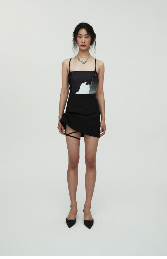 nache(ナチェ) COSMIC AQUA SLEEVELESS - BLACK