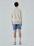 ORDINARY PEOPLE(オーディナリーピープル) COLLEGE ARCH LOGO BEIGE SWAEATSHIRTS