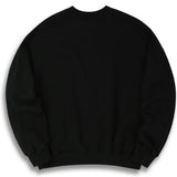 ORDINARY PEOPLE(オーディナリーピープル) SEALING DETAIL BLACK SWEATSHIRTS