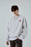 ORDINARY PEOPLE(オーディナリーピープル) SEALING DETAIL MELANGE SWEATSHIRTS