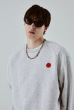 ORDINARY PEOPLE(オーディナリーピープル) SEALING DETAIL MELANGE SWEATSHIRTS