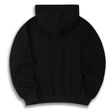 ORDINARY PEOPLE(オーディナリーピープル) ORD WHITE LOGO BLACK HOODIE