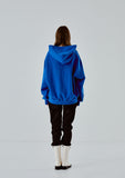 ORDINARY PEOPLE(オーディナリーピープル) ORD WHITE LOGO BLUE HOODIE