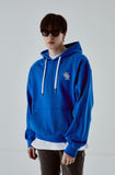 ORDINARY PEOPLE(オーディナリーピープル) ORD WHITE LOGO BLUE HOODIE