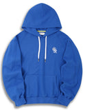 ORDINARY PEOPLE(オーディナリーピープル) ORD WHITE LOGO BLUE HOODIE