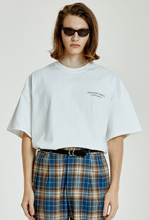 ORDINARY PEOPLE(オーディナリーピープル) ORDINARY PEOPLE LOGO WHITE T-SHIRTS