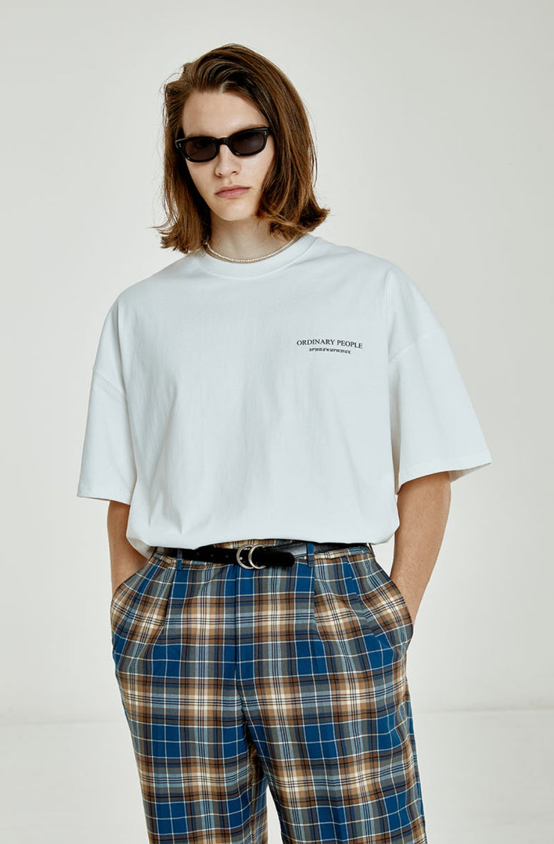 ORDINARY PEOPLE(オーディナリーピープル) ORDINARY PEOPLE LOGO WHITE T-SHIRTS