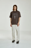 ORDINARY PEOPLE(オーディナリーピープル) COLLEGE ARCH LOGO CHARCOAL T-SHIRTS