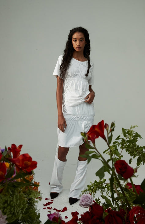 nache(ナチェ) SMOCKING T-SHIRT