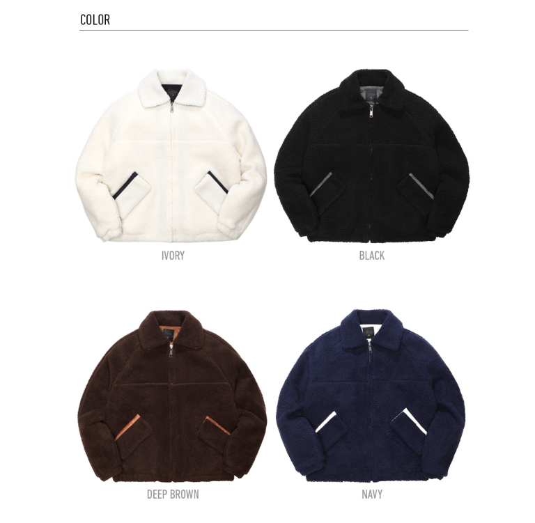 EZKATON (エズカートン)　Combi fleece jumper 4 types YMOT6543