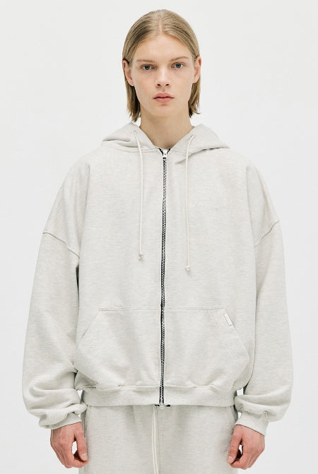 ディープリーク(DPRIQUE)  OVERSIZED FULL ZIP HOODIE - OAT