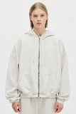 ディープリーク(DPRIQUE)  OVERSIZED FULL ZIP HOODIE - OAT