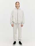 ディープリーク(DPRIQUE)  OVERSIZED FULL ZIP HOODIE - OAT