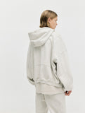 ディープリーク(DPRIQUE)  OVERSIZED FULL ZIP HOODIE - OAT