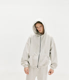 ディープリーク(DPRIQUE)  OVERSIZED FULL ZIP HOODIE - OAT