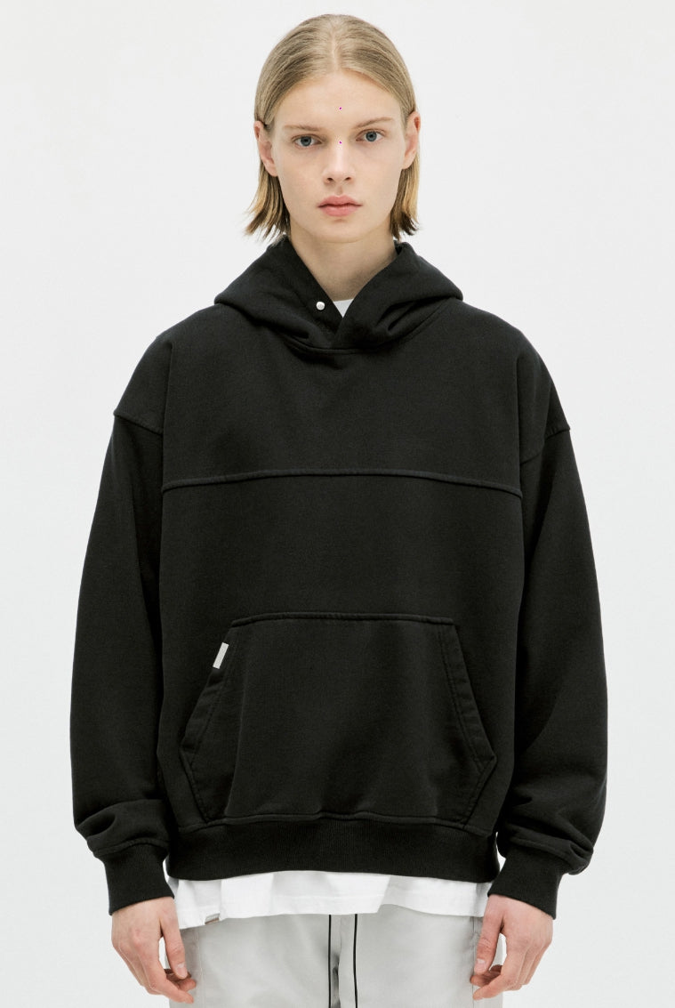 ディープリーク(DPRIQUE)  OVERSIZED HOODIE - BLACK