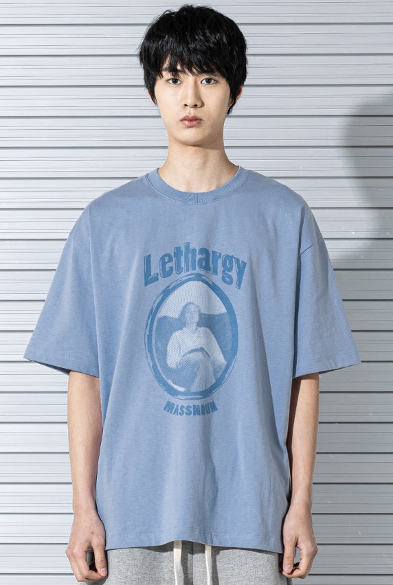 マスノウン(MASSNOUN)  LETHARGY OVERSIZED T-SHIRTS MSTTS015-BG