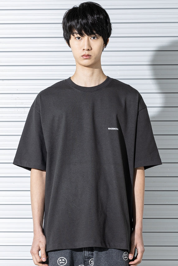マスノウン(MASSNOUN) LAZY BOY OVERSIZED T-SHIRTS MSTTS017-DG