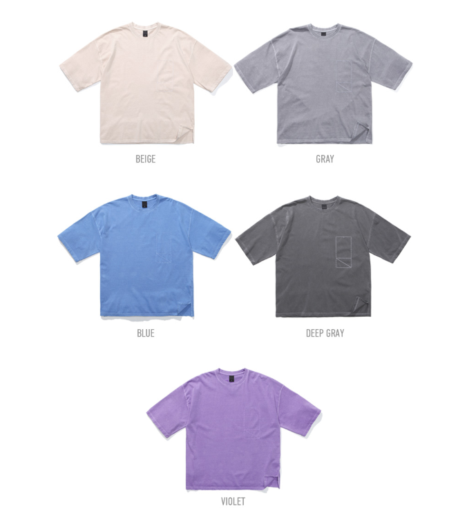 EZKATON (エズカートン)　Two stitch short sleeve 5 types JEST6516