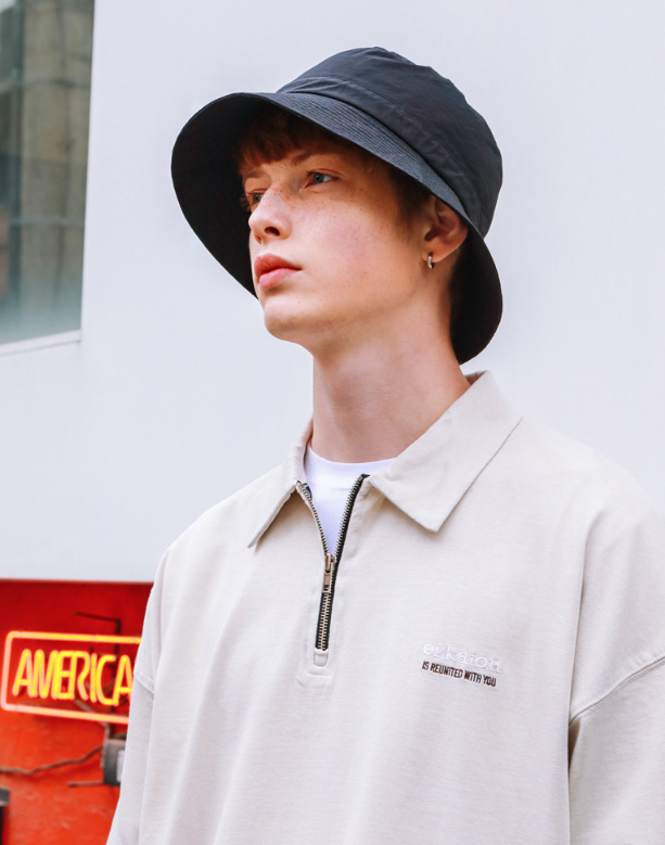 EZKATON (エズカートン)　Washing Slider Short Sleeve Collar 4 Types STST6525