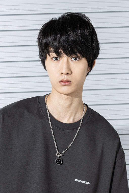 マスノウン(MASSNOUN) DOUBLE DIEBOY ANCHOR CHAIN NECKLACE