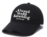 Odd Studio (オッドスタジオ) ALWAYS EMBROIDERED LOGO WASHING BALL CAP - BLACK