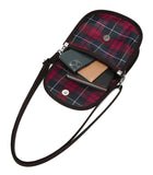 Odd Studio (オッドスタジオ) CHECK MINI ROUND CROSS BAG - RED/CHECK