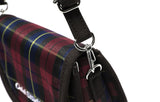 Odd Studio (オッドスタジオ) CHECK MINI ROUND CROSS BAG - RED/CHECK