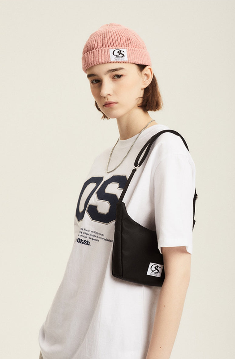 Odd Studio (オッドスタジオ) OS NYLON MINI HOBO BAG - BLACK