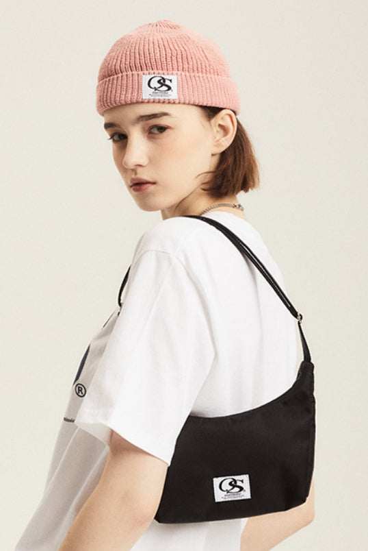 Odd Studio (オッドスタジオ) OS NYLON MINI HOBO BAG - BLACK